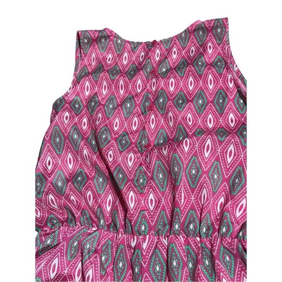 Collective concepts pink geometry design girls romper S, M,XL - Picture 4 of 7